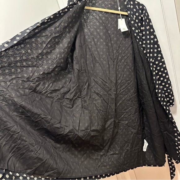 NWT Tory Burch Sloan Kettering Robe 2018 King Fish Print Cotton OS limited RARE - Picture 3 of 8